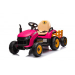 Elektrický traktor s vlečkou BBH-030 na diaľkové ovládanie 2,4G ružové